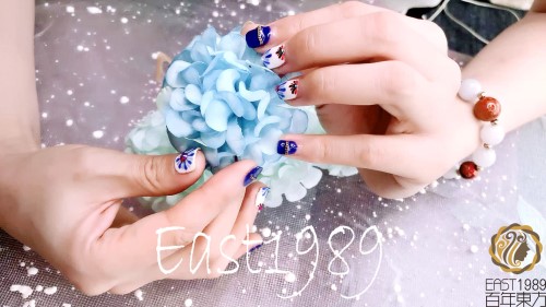  青花美甲怎么做？保定東方技工學(xué)校教你巧做美甲！